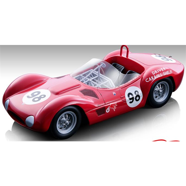 Maserati Tipo 61 Birdcage #53 Tecnomodel 1/18 - Miniature De Collection Résine